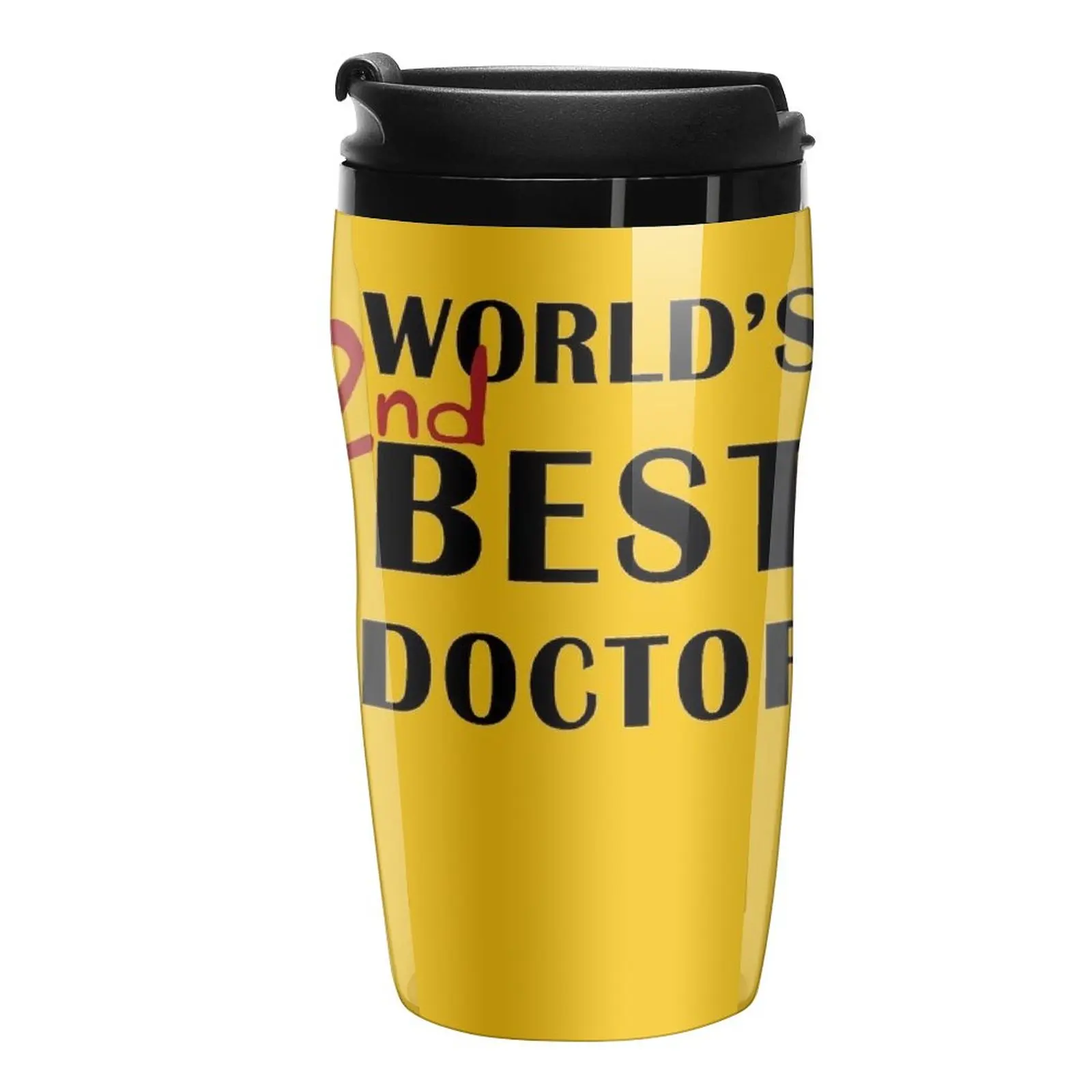 New World's 2nd Best Doctor Travel Coffee Mug Cup Set Of Coffee Black Coffee Cup Coffee Cups Sets