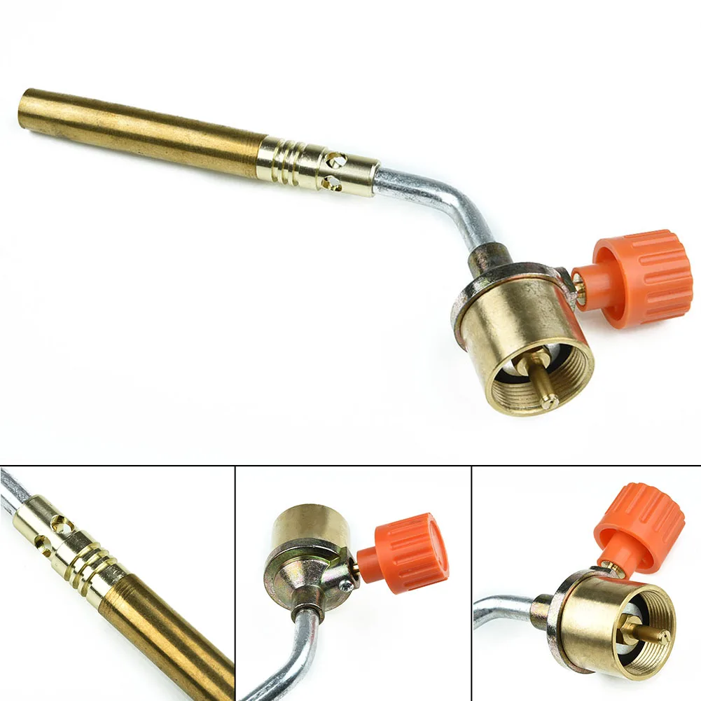 

Zinc Alloy Brass Nozzle Cylinder Adjusted Head Propane Soldering Brazing Welding Equipment Flame Propane Welding Torch Head
