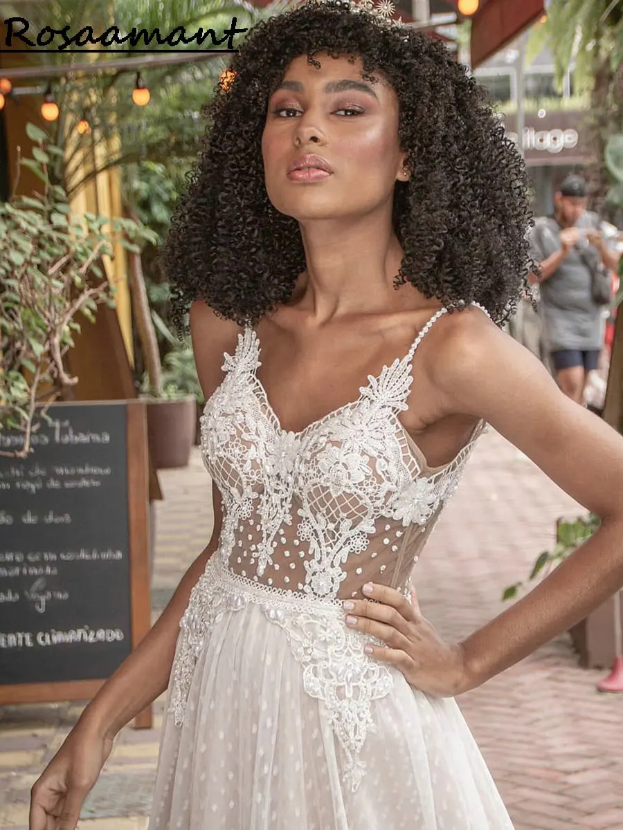 

Шампанское иллюзионное свадебное платье на бретелях трапециевидного силуэта без рукавов женское кружевное свадебное платье для страны