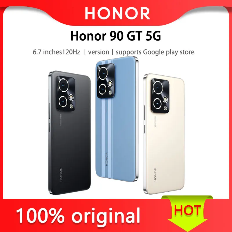 Honor 90 GT 5G CN 버전, 구글 플레이 스토어 지원, 6.7 인치 AMOLED 120Hz, 2 세대 스냅드래곤 8 모바일 플랫폼, 5000mA Best5 Honor 90 GT 5G CN 버전, 구글 플레이 스토어 지원, 6.7 인치 AMOLED 120Hz, 2 세대 스냅드래곤 8 모바일 플랫폼, 5000mA Best5