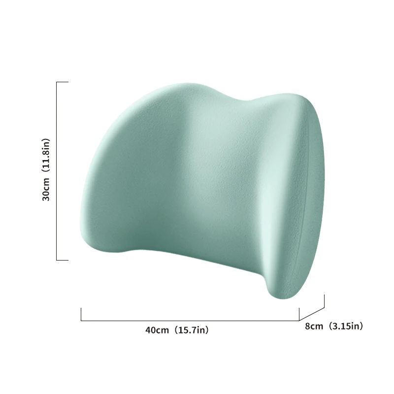 thumbnail image 1 of Almohada de protección para la columna cervical y la columna vertebral para reposacabezas lumbar de automóvil Reposacabezas lumbar para asiento de automóvil hecho de material de algodón con memoria de, 1 of 5