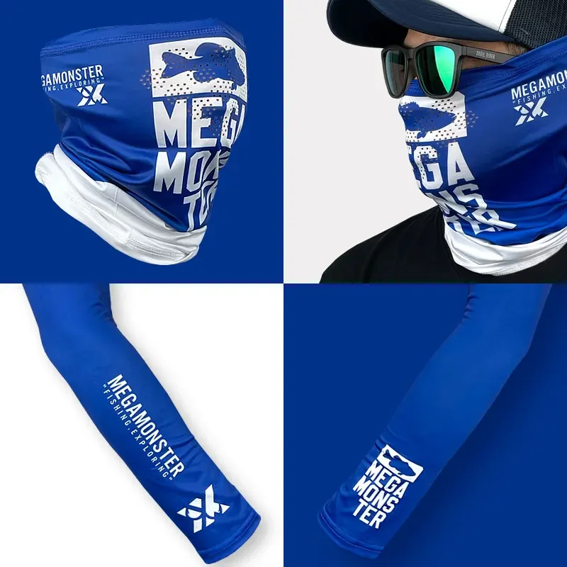 XLURE Ultrathin Ice Silk Laser Perforated Face Protection Motorcycle Scarf UV Protection Sun Road Asia Fishing Quick