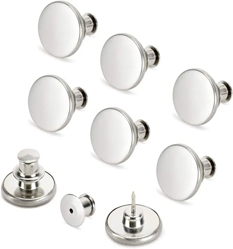 A Snap|detachable Jeans Snap Buttons 4/8pcs - Zinc Alloy