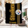 P-Pittsburgh S-Steelers HD Soft Blanket Soft Throw Blanket for Home Bedroom Bed Sofa Picnic Travel Cover Child Gift 100x130CM 5