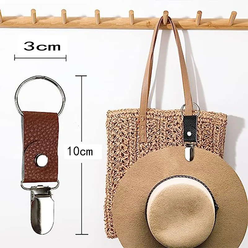 

Elastic Hat Clip on Bag Hat Holder for Travel Hat Keeper Clip Outdoor Camping Hiking Multifunctional Duck Clip for Adult Kids