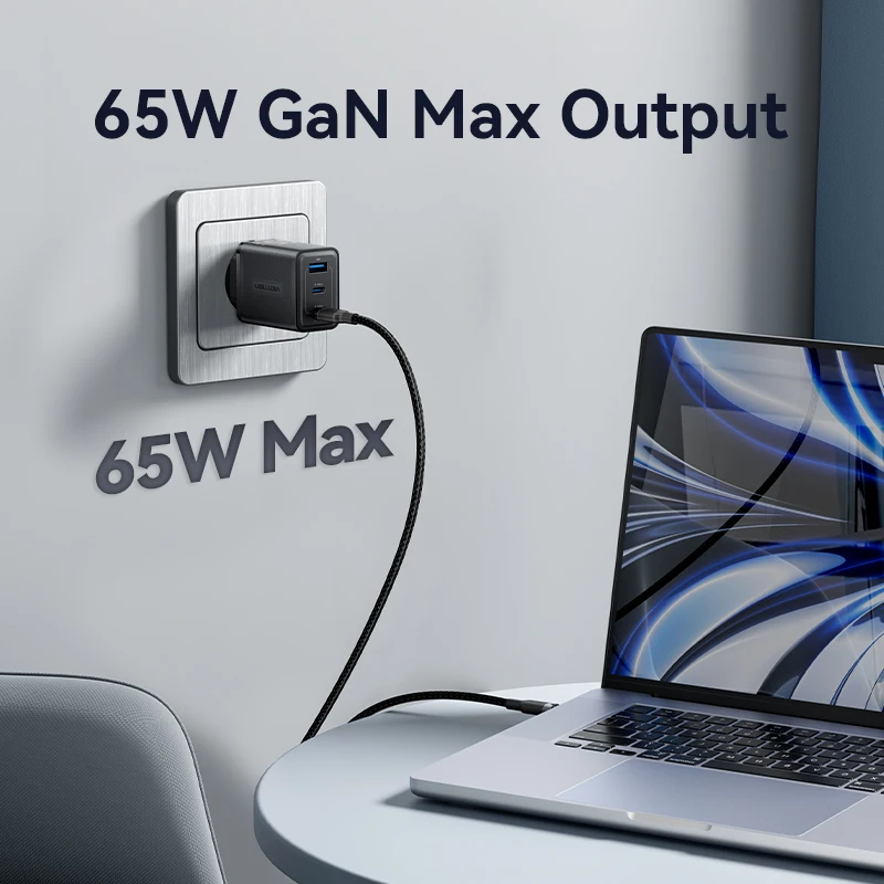 Gan Charger 65W GaN Charger Type C Quick Charge 4.0 3.0 USB Charger For iPhone 15 14 13 12 Pro Max Fast For Laptop PD Charge