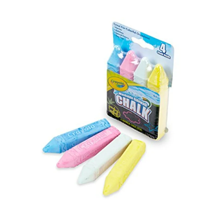 Vibrant Sidewalk Chalk Set for Outdoor Creativity