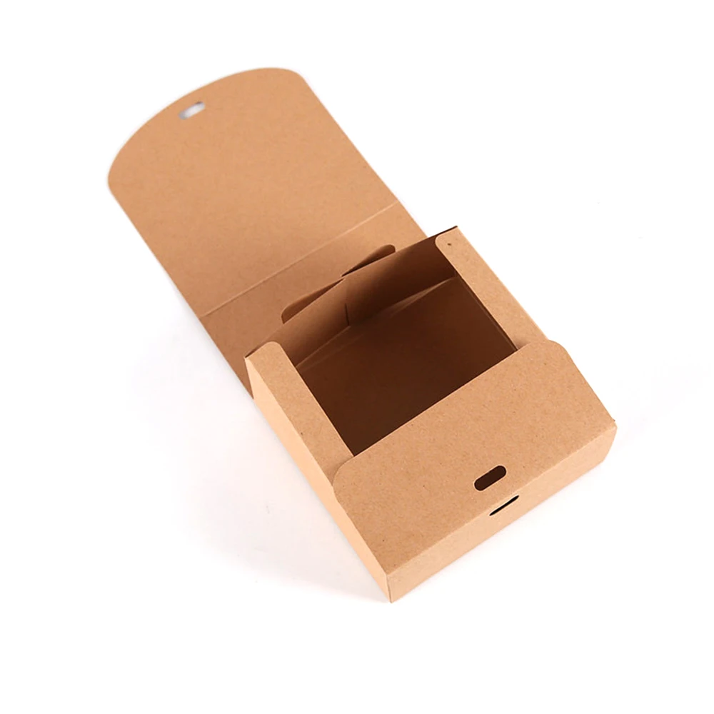 12pcs Kraft Paper Bag Box with Ribbon for Packaging Candy Book Chocolate on Christmas Wedding Party Favors Decorations Supplies