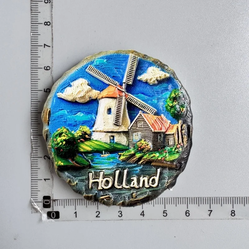 Amsterdam Olanda Calamita da frigorifero Turistico Souvenir Regalo Casa Cucina Decorazione Sticker Magnetico Collezione
