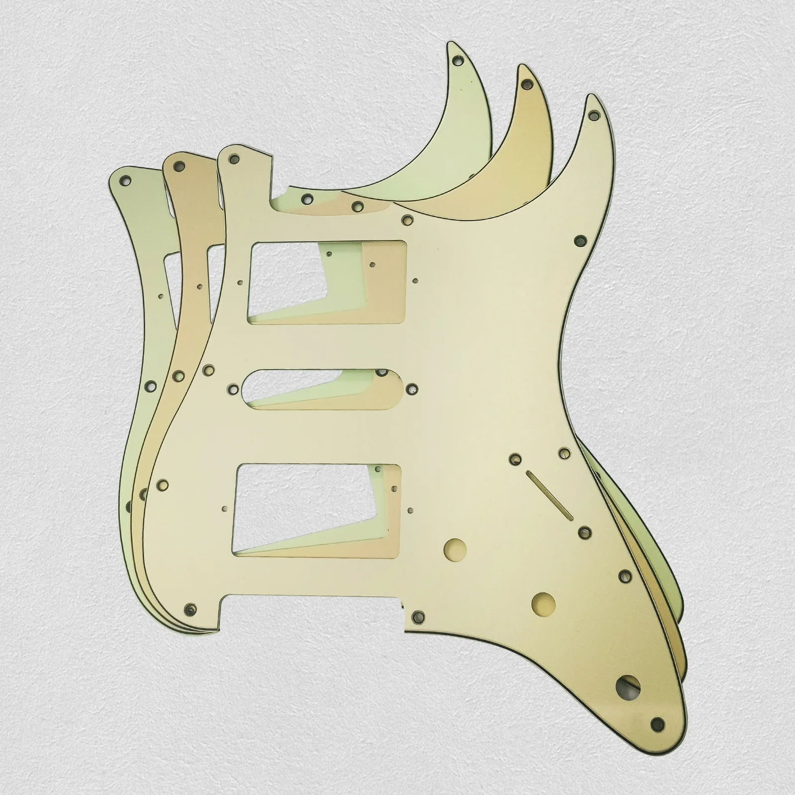 PHRILM HSH 11-Loch 3-Schicht E-Gitarren-Schutz, inklusive Befestigungsschrauben – für E-Gitarren-Enthusiasten, passend für ST – Detail 7