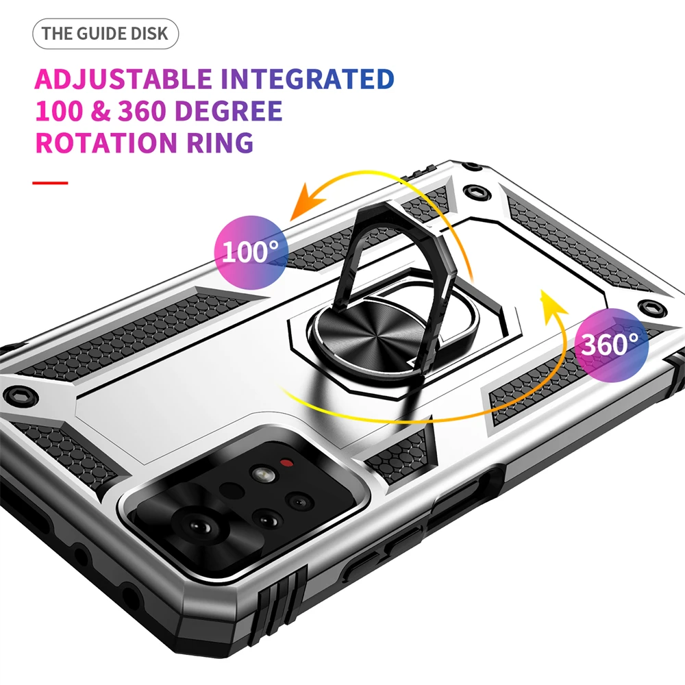 ShockProof Armor Case Coque For Xiaomi Redmi Note 11 10 9 8 Pro 10C 7 10S 11S 9C 9A NFC 10A Anti Shock Magnet Shell Case_voghion.com