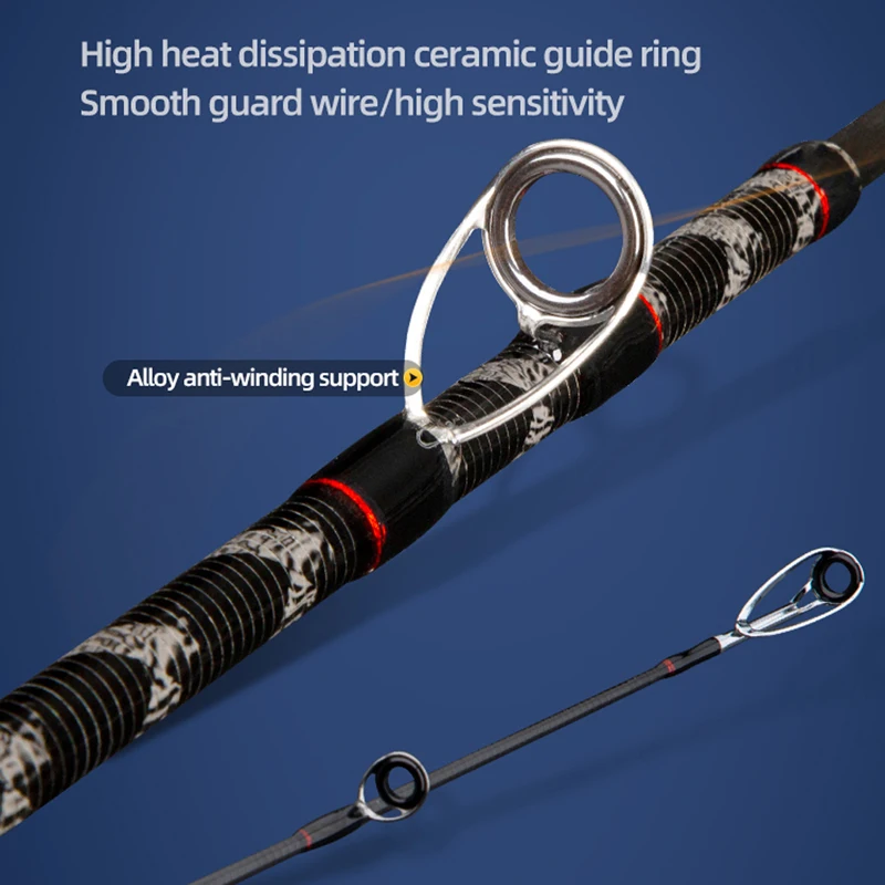 CEMREO Lure Fishing Rod Spinning Casting Fishing Rod Fuji O Ring