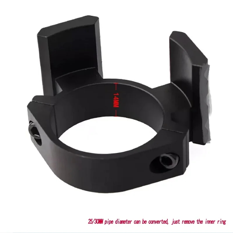 Flashlight Mount Hunting Accessories Bicycle Light Bracket Ring Adapter Tube Mirror Installation 25.4/30mm Pipe Diameter 20mm