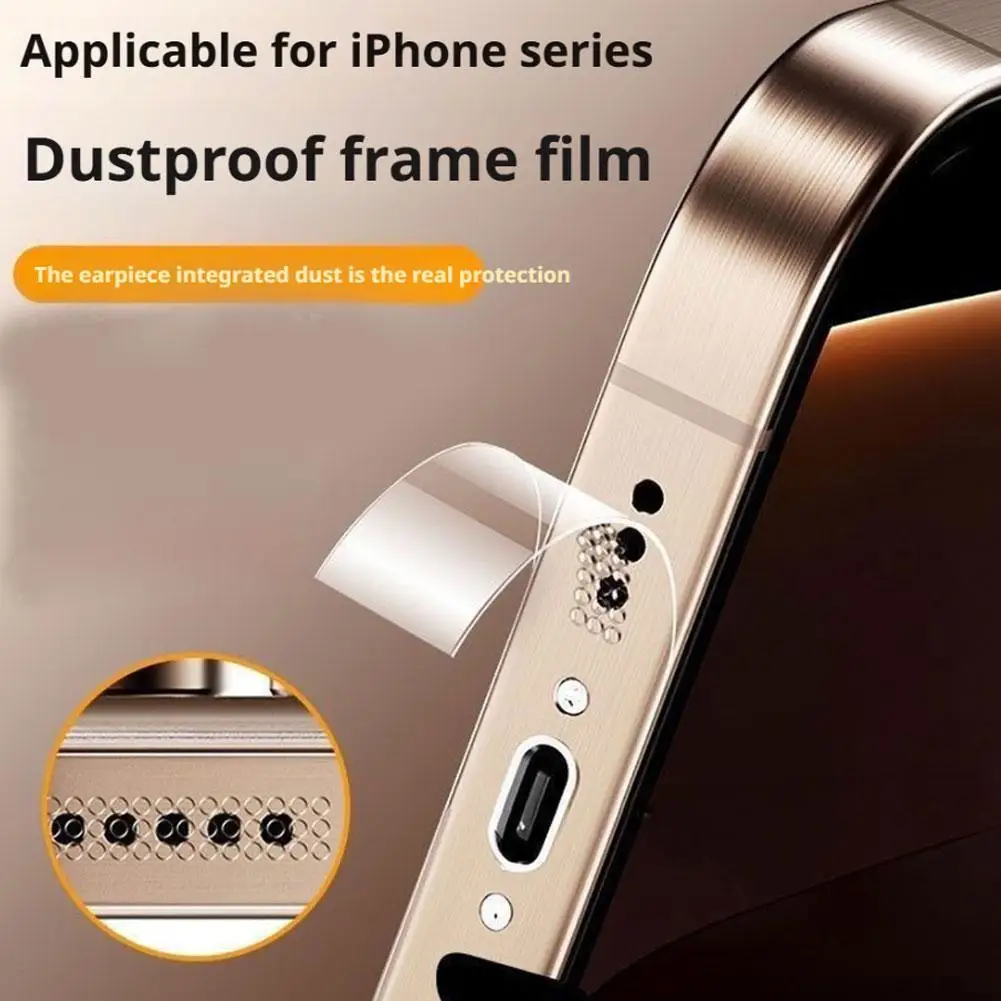Rahmen Hydrogel Film Seitenschutz Staubnetz Haut für Apple iPhone 17 Pro Max Rand Aufkleber Klare Folie für iPhone 17 Pro 17 Air – Detail 8