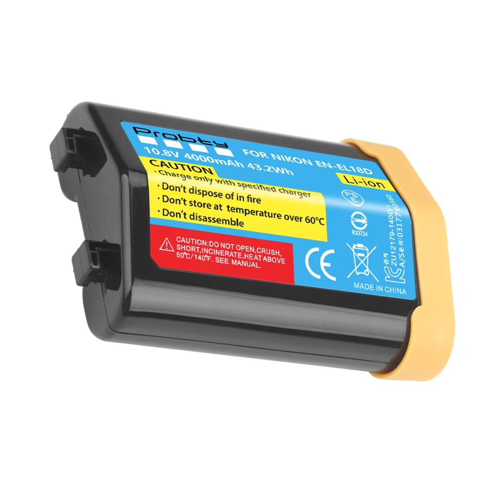 Another Nikon Z9 Third-party Battery Option: ProMaster Nikon EN-EL18D 3300 MAh Li-Ion Battery