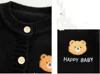 Personalized Customization Baby Spring and Autumn Boys and Girls Long Sleeve Knitted Sweater Creeper with Name Baby Gift 5