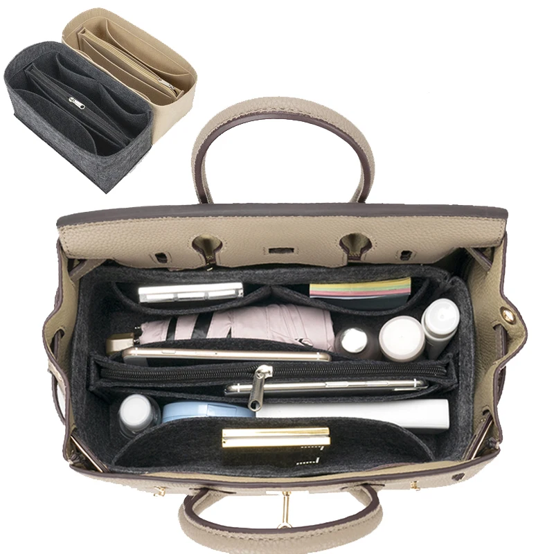 منظم مكياج فاخر قماش لباد بيركين 30