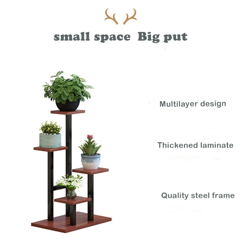 Flower Stand Multiple Plant Pot Holder Shelves Planter Rack Storage Organizer Display For Indoor Home Garden Decoration