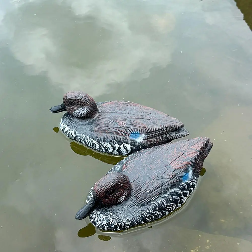 Leurre canard flottant 3D réaliste pour pêche décoration jardin lac simulation chasse