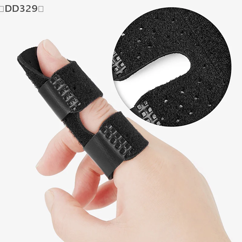 〔DD329〕 Finger Corrector Splint Steel Plate Pain Relief Finger Brace Support Hand Splint Fix Strap Protector Breathable