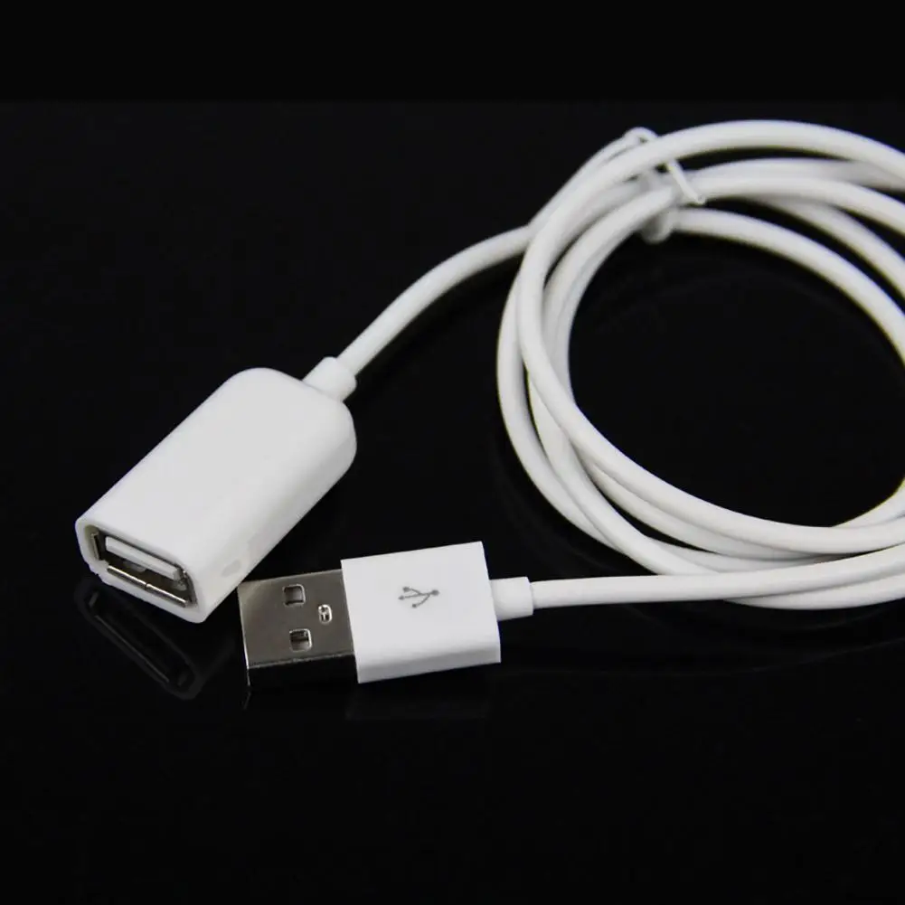 1/3개 1M USB 연장 케이블 USB 2.0 남성-여성 연장 데이터 케이블 남성-여성 A 타입 연장 충전 케이블
