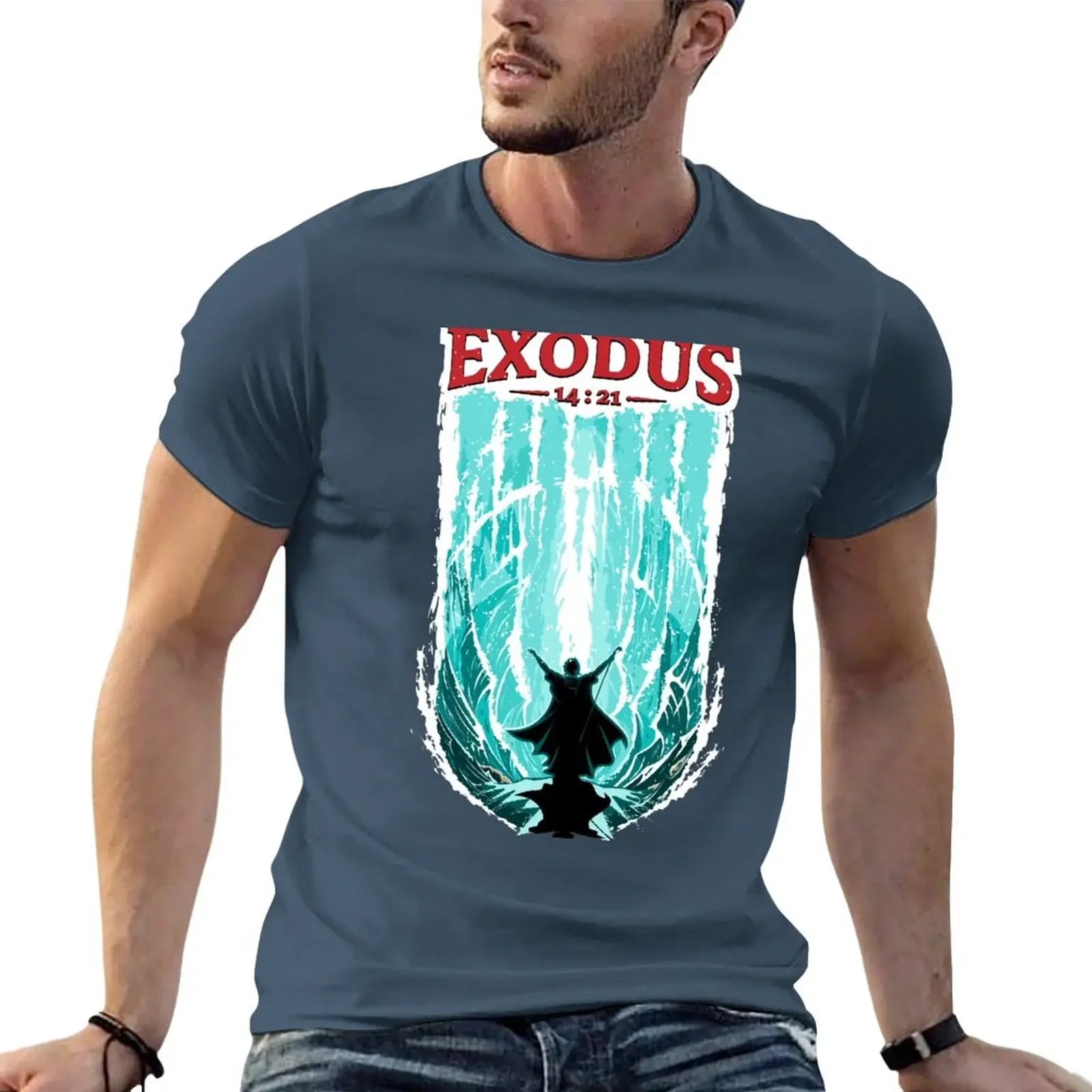 

Exodus 14 : 21 T-Shirt boys animal print boys whites men clothes