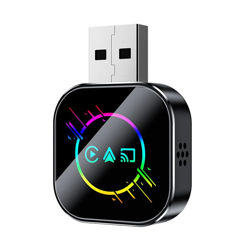 3 In 1 Wired To Wireless Carplay Adapter For Airplay Android Auto MirrorLink Bluetooth+ Wifi USB Dongle Car Ai Box For Audi