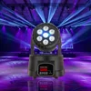 7x10W LED Moving Head Light 4in1 RGBW Professional Stage Lighting DMX512 Wash Light For Disco DJ Music Party Dance KTV Nightclub 1