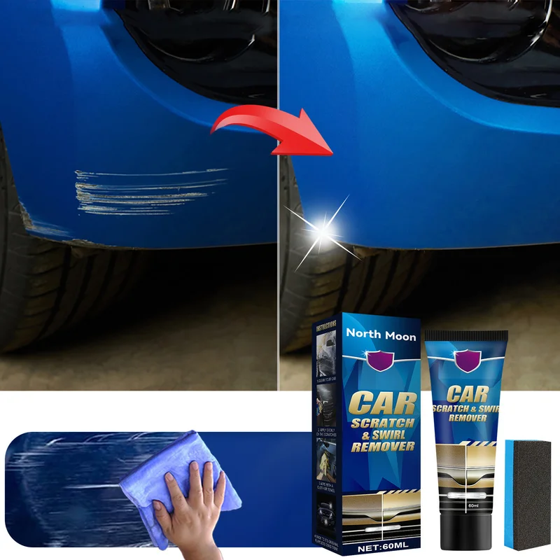 

Car Scratch Paint Care Tool Scratc Remover with Sponge Cloth Auto Swirl Scratches Repair Polishing Wax Car Paint Auto Product