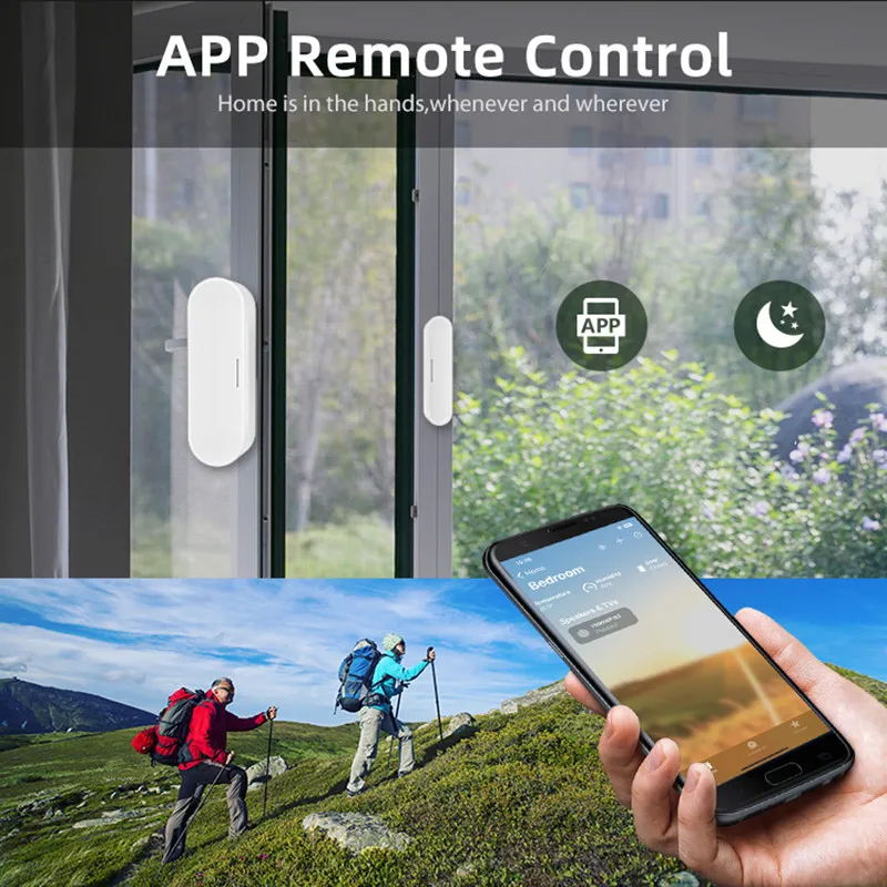 Tuya Matter Thread 도어 윈도우 센서 USB 전원 스마트 홈 무선 감지기 HomeKit Alexa Google Home SmartThings와 함께 작동