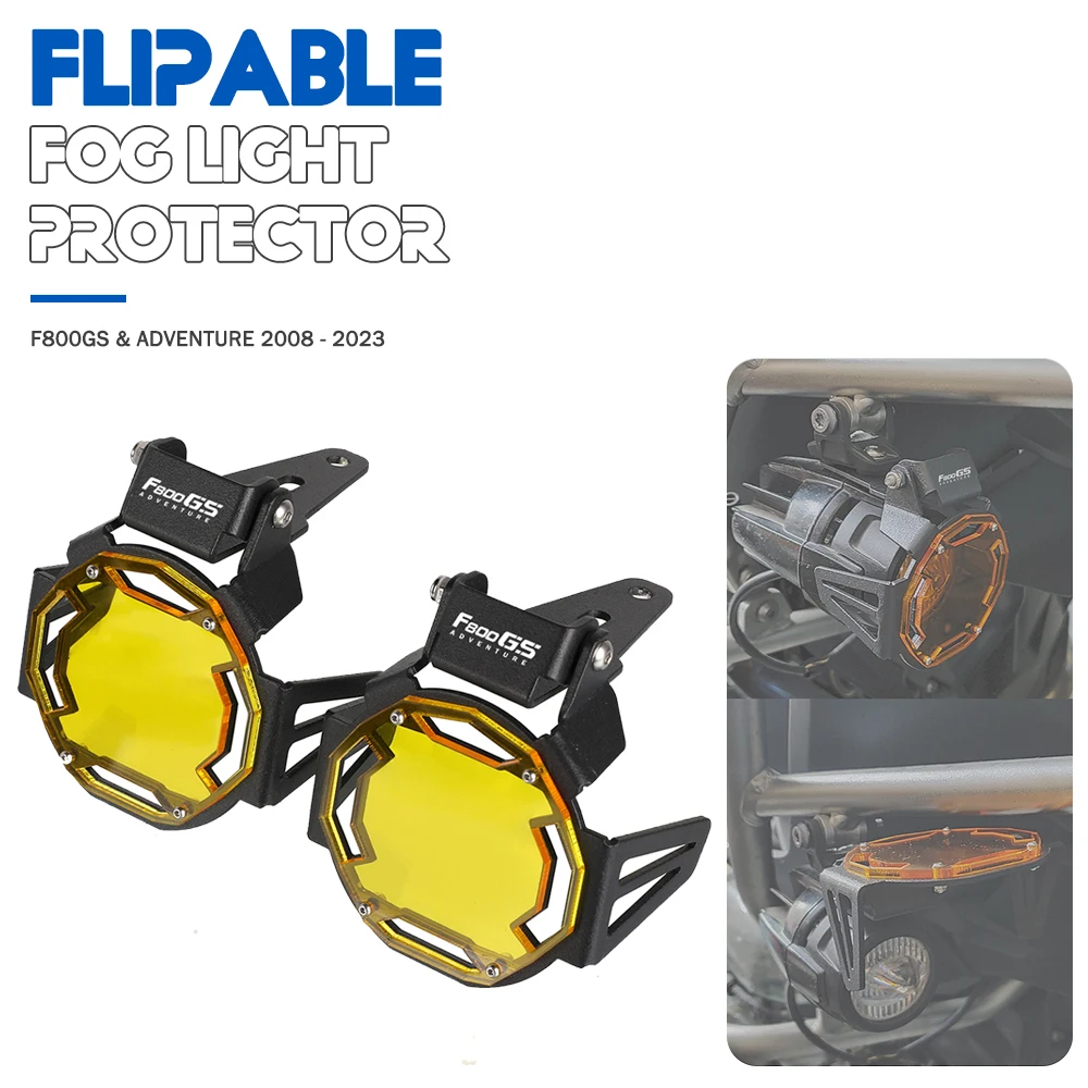 

Flipable Fog Light Protector Guard Lamp Cover Motorcycle For BMW F800GS F 800 F800 GS Adventure 2008-2023 2010 2012 2014 2018