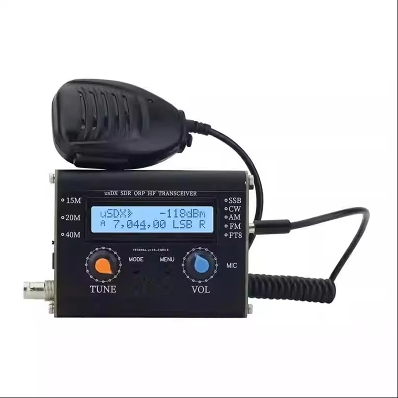 5W UsDX SDR QRP 트랜시버 QCX-SSB - SSB 3밴드 올모드 HF 트랜시버 (핸드헬드 마이크 포함)-A23U