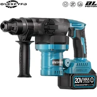 3 in 1 Brushless Rotary Hammer Cordless Electric Hammer impact drill Multifunctional woodworking tools For Makita 18V Battery 1