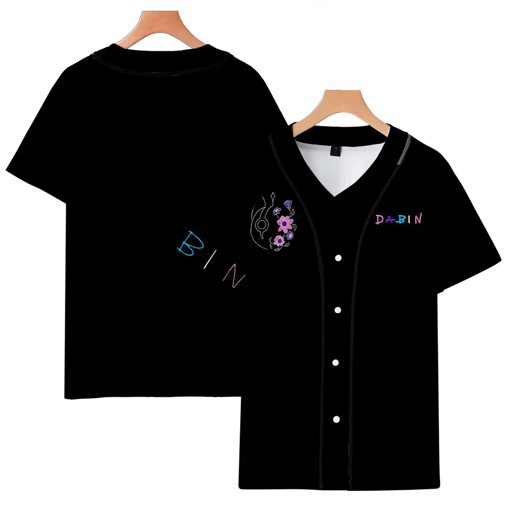 New Dabin Merch BETWEEN BROKEN Bseball T-shirt Women Men Short Sleeve Casual Daily Baseball Jersey 3D Clothes