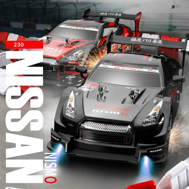1:16 New Half-scale Four-wheel Drive Remote Control Car 4×4 Drive 30km/h High Speed Drift 2.4G CVT RC Car Toy Boy Toy Gift 4