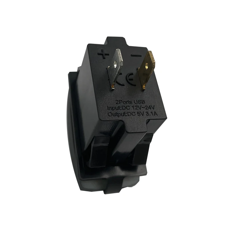 Auto DC 12V 24V LED Blu Caricatore Doppio USB Carling ARB Interruttori A Bilanciere 5V 3.1A Universale Adatto Per Auto Moto ATV Elettrico Barca GPS Caricatore Tablet Telefono - Foto 2