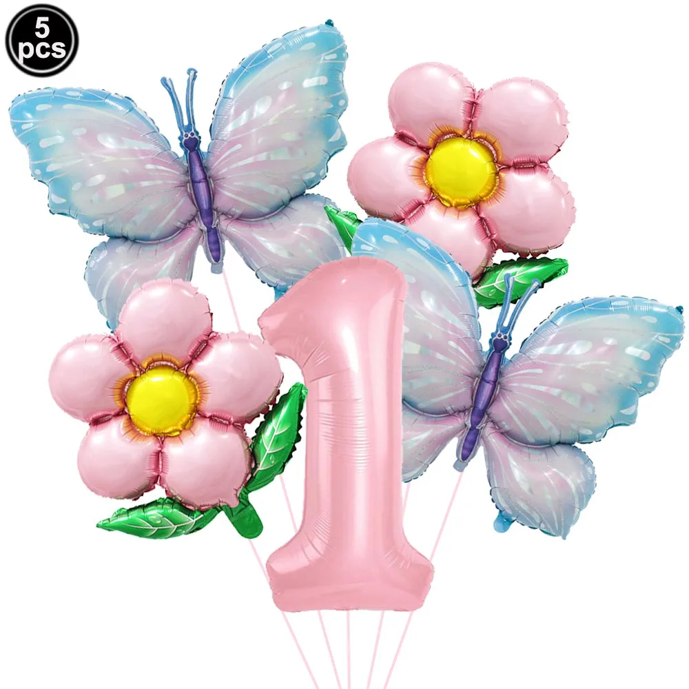 Enchanting Pink Butterfly Balloon Kit for Celebrations and Events