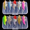 Aorace 5pcs/box Metal VIB 3/7/10/15/20g Fishing Lure Vibration Spoon Hard Baits Crankbait Wobbler Swimbait Cicada VIB Tackle 1