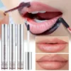 FAFAMOON 3 colors/set  outline the lip shape to show lip color waterproof and sweatproof non-smudging peel-off lip liner set 4