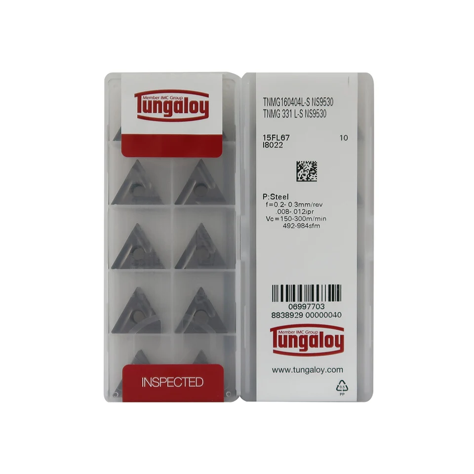 ●TUNGALOY N350 CERMET 10 TNMG160404-11● ○TUNGALOY N350 CERMET 10 TNMG160404-11○ 9pcs TNMG 160404