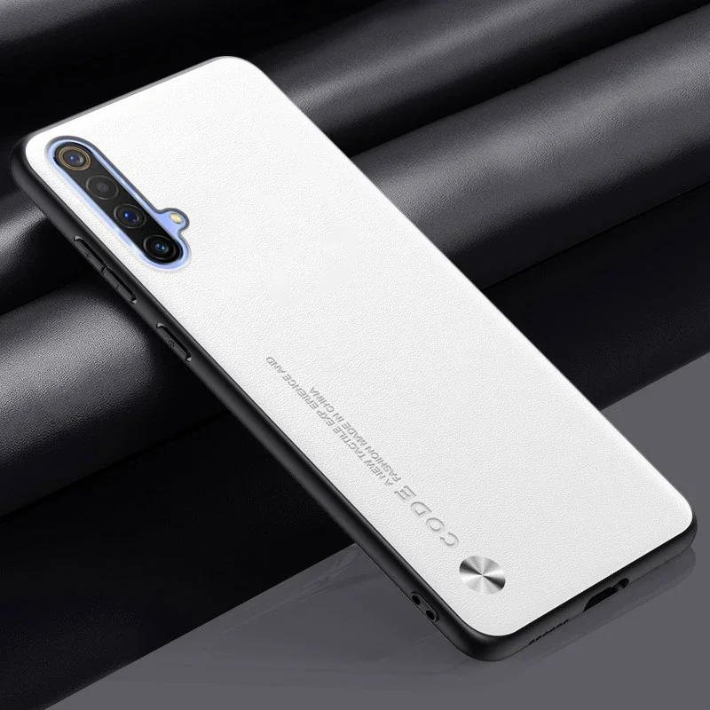 Luxury Leather Shockproof Phone Case - Protective Silicone Cover