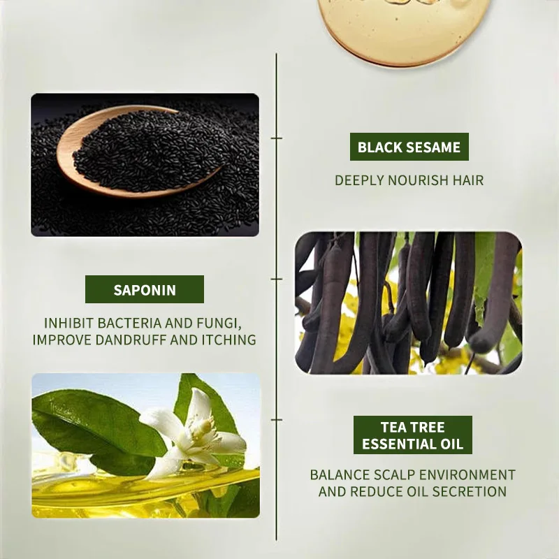 Shampoo Solido Naturale Usman Grass Platycladus alle Erbe per la Crescita dei Capelli, Trattamento Anticaduta, Rinforza le Radici, Controlla il Sebo, Purifica il Cuoio Capelluto - immagine 6