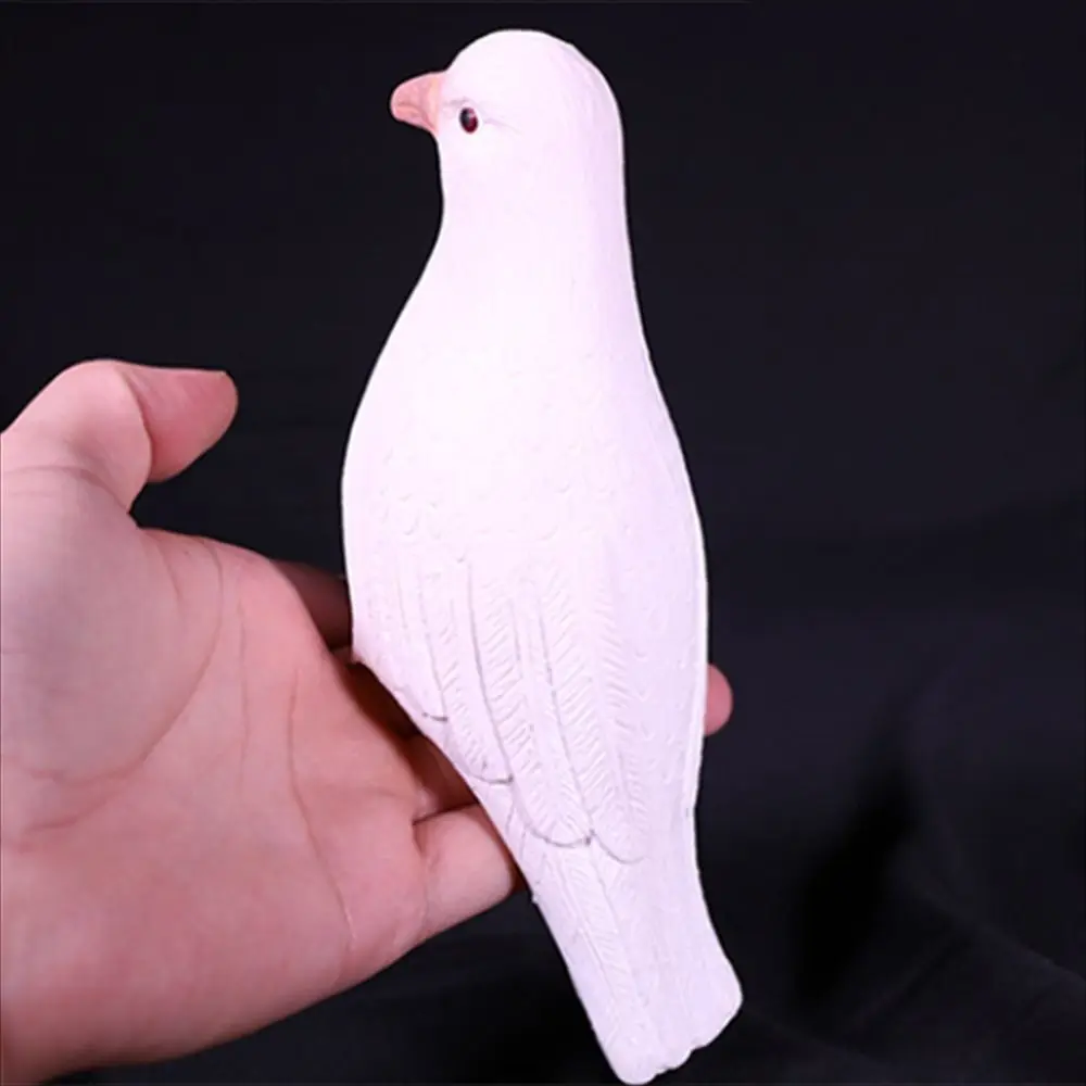 Imitation Pigeon Vanishing Dove Appearing Mentalism Dove Magic Tricks Magic Props Performing Fake Living Dove Close-Up