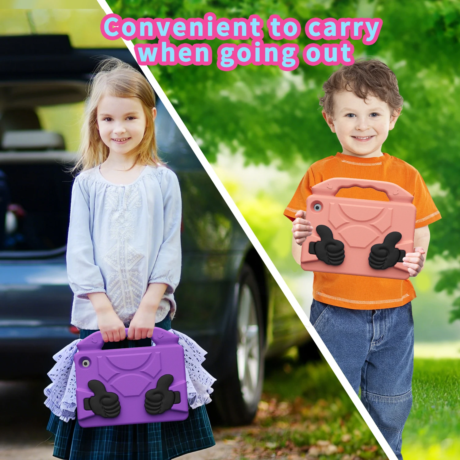 Children's Shockproof Protective Case with Handle and Stand