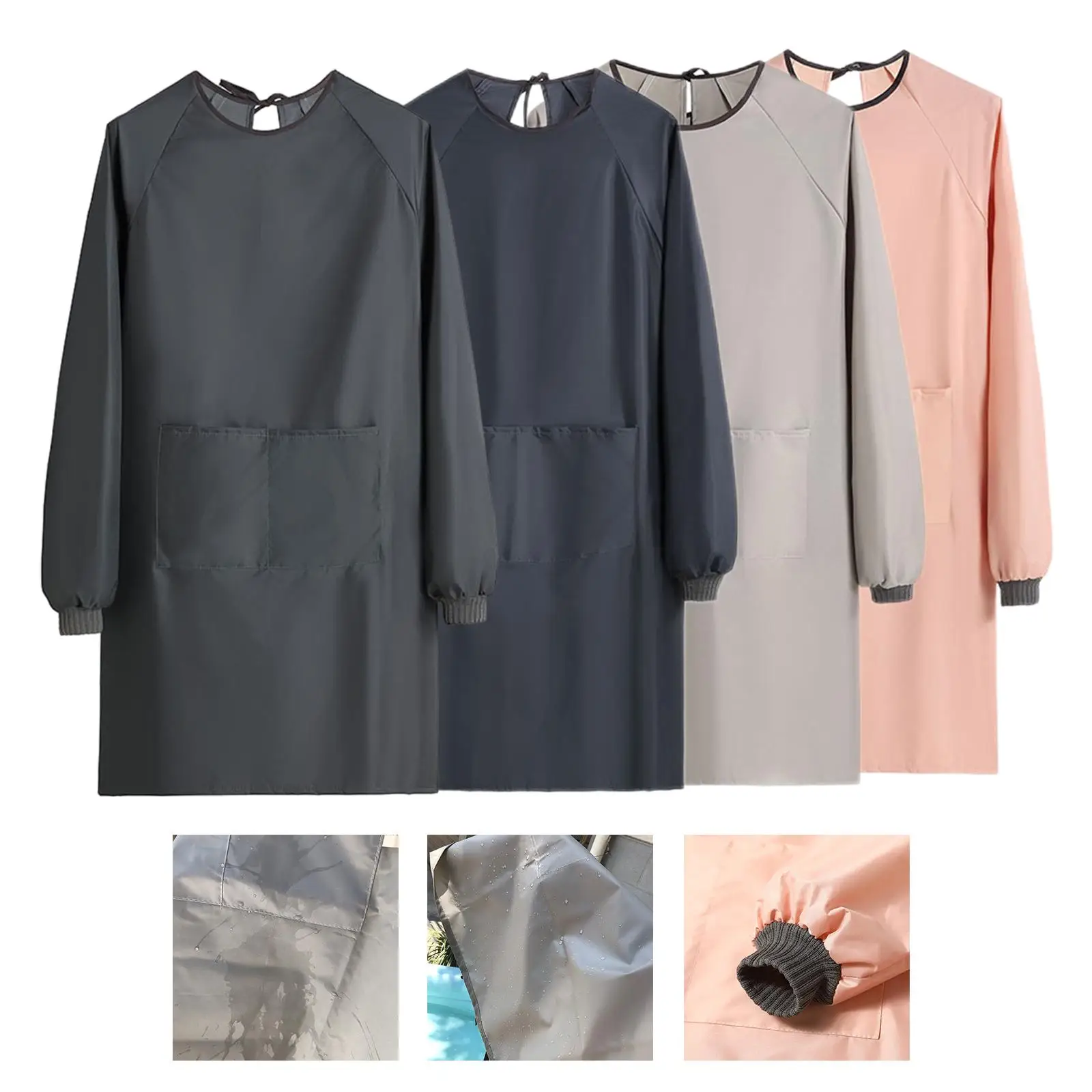 긴 소매 반려동물 그루밍 앞치마, 헤어 컷, 방수 반려동물 목욕 작업장, 개 고양이