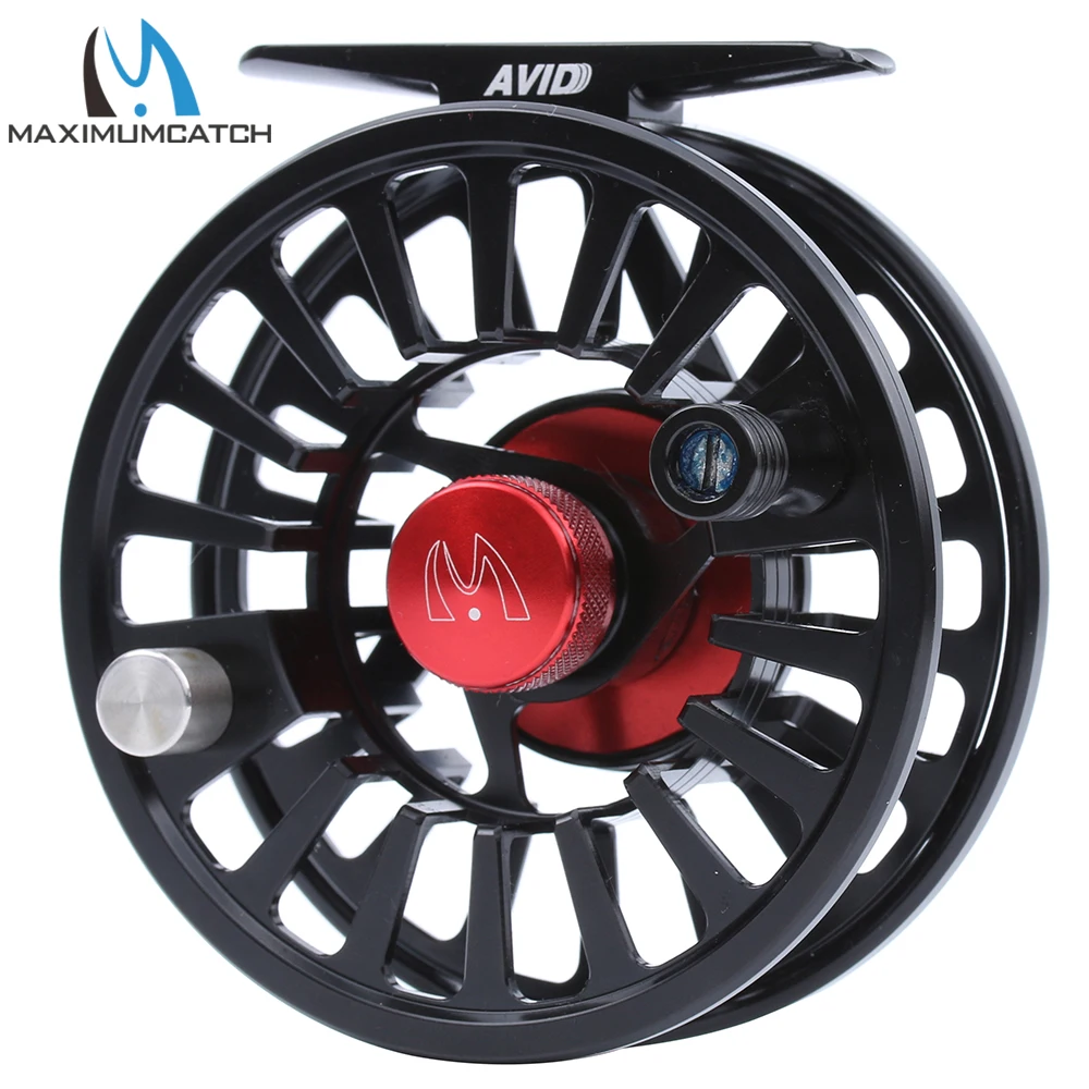 Maximumcatch AVID Fliegenrolle 1/3/4/5/6/7/8WT CNC-gefrästes Aluminium mit Mikro-Einstellbarem Bremsmechanismus und Großem Spulenlager für Forellen- und Barschfliegenangeln – Detail 29