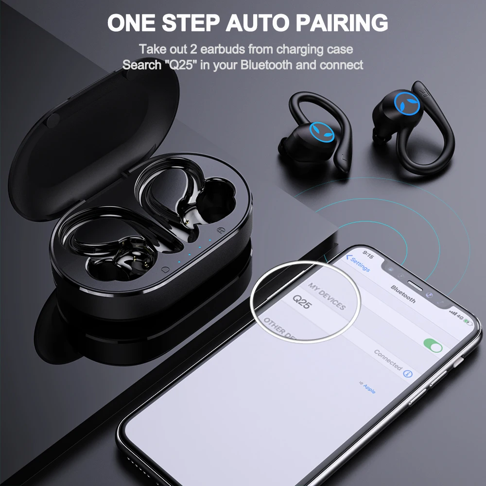 WIFI Bluetooth translation headset HD sound quality long battery life sport business trip study abroad voice translation headset