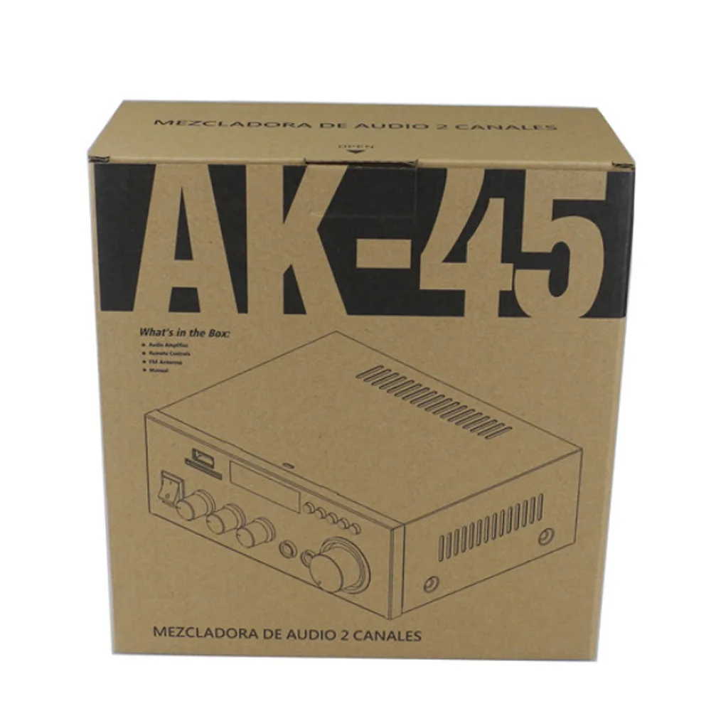 HiFi Digital Audio Amplifier Channel 2.0 Bluetooth Amp AK45 for Home Speakers 35