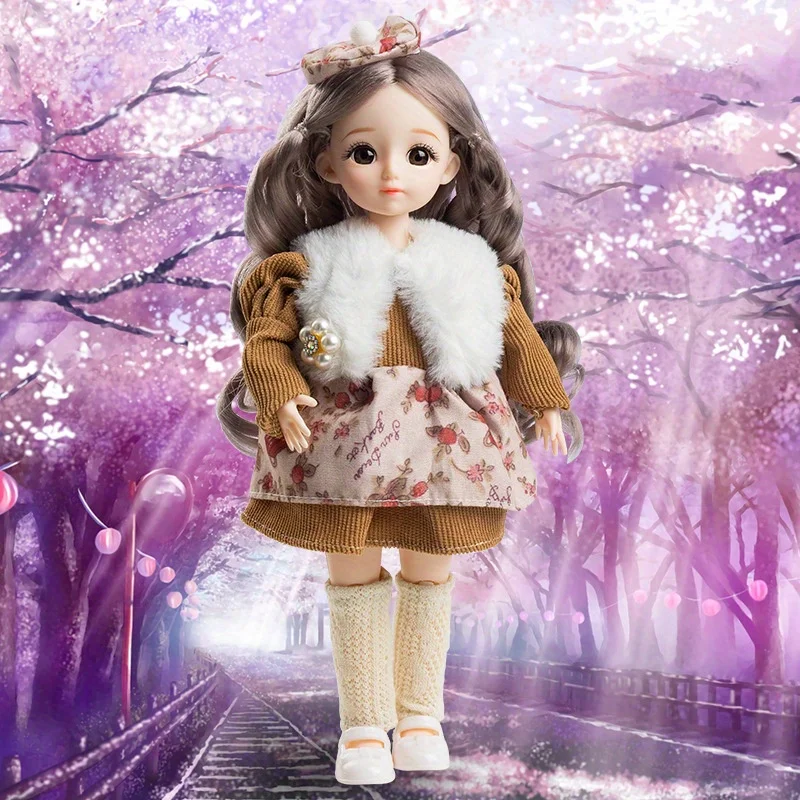 1PC Fashion Doll, Girl Princess Doll Imitation Toy, Cute Doll, Dress Up Doll Toy, Birthday Gift, Holiday Gift