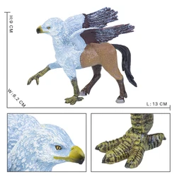 Mythical Marine Creature Warrior Action Figure Set - PVC Toy Collection (Eagle Horse Winged)